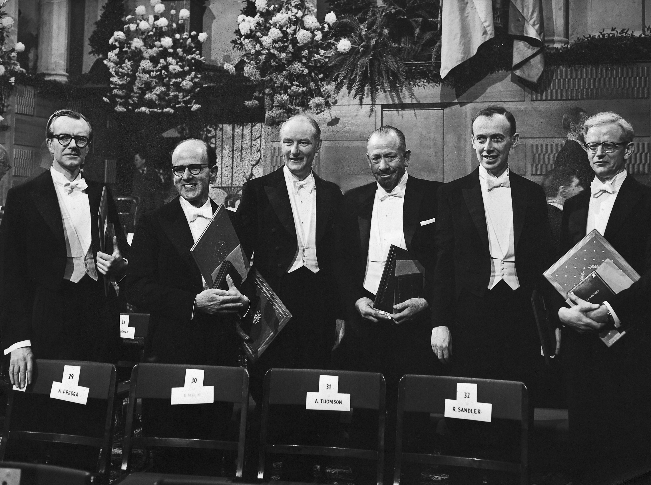 Watson y Crick, junto a Wilkins, recibieron el Premio Nobel en 1962 - Copyright de GettyImages