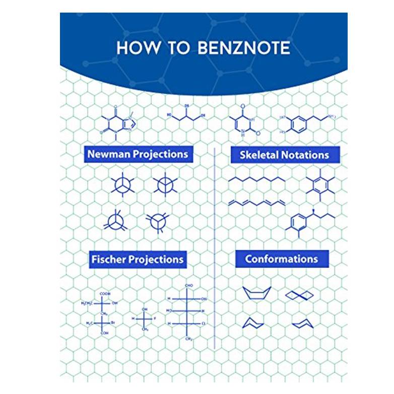 Cuaderno con Dibujo Hexagonal para Química y Bioquímica - Benznot