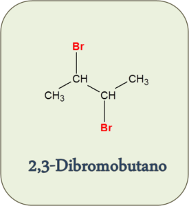 Estructura del 2,3-dibromobutano