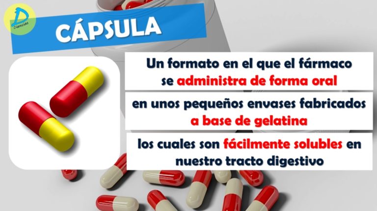 ¿Cuál es la DIFERENCIA entre CÁPSULA y COMPRIMIDO?