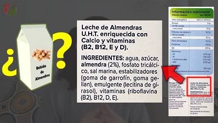 Contenido de la Leche de Almendras